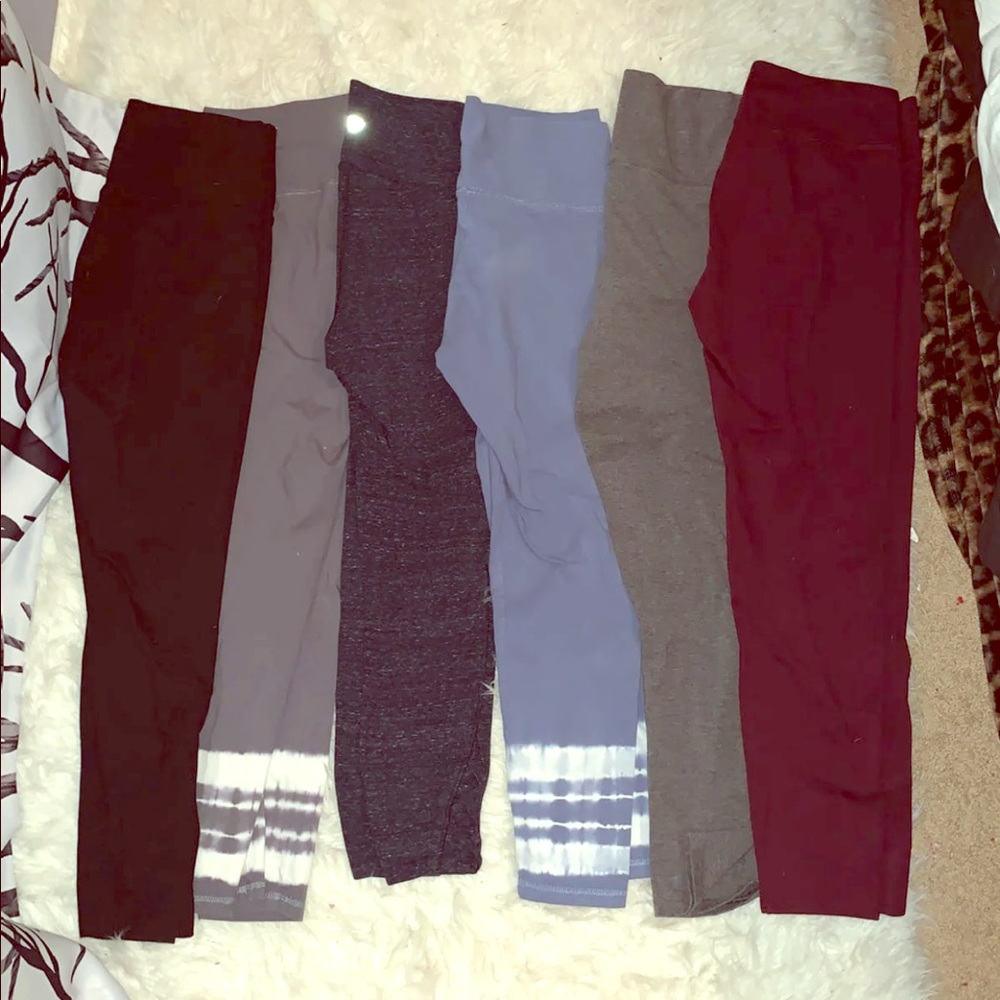 6 pairs of leggings